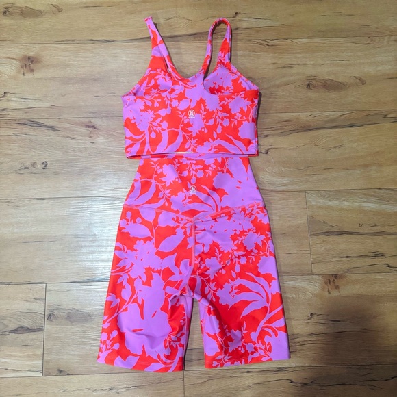 SAGE Collective Floral Pattern Workout Set - Picture 2 of 5